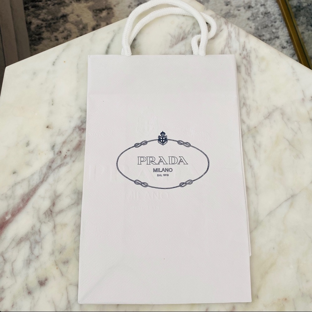 Authentic Prada shopping bag